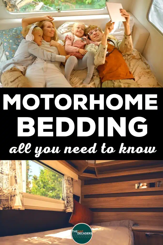 motorhome bedding guide