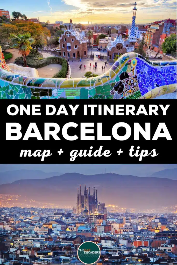 one day Barcelona itinerary