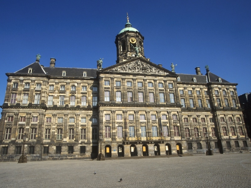 Royal Palace in Amsterdam