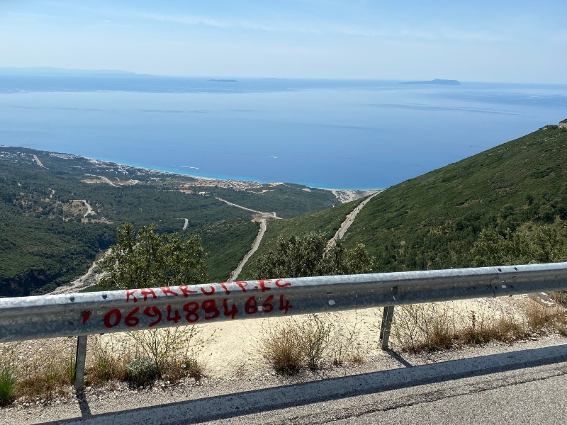 albania trip road