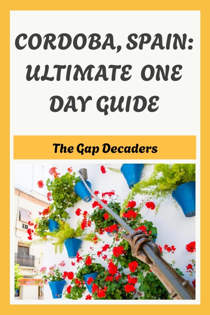 Cordoba one day itinerary