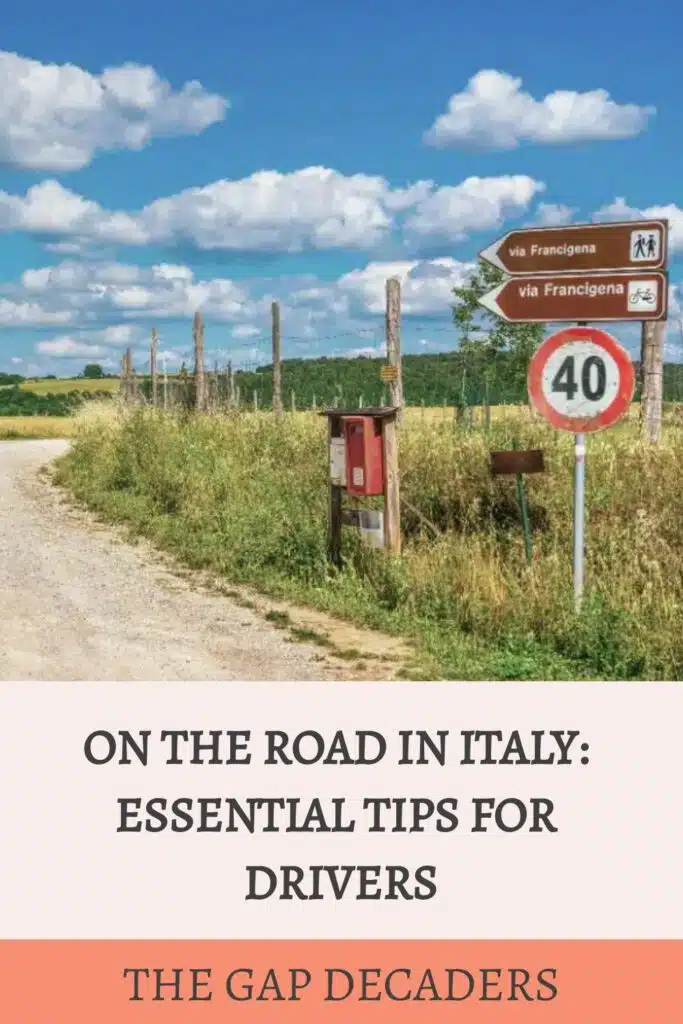 driving in Italy guide