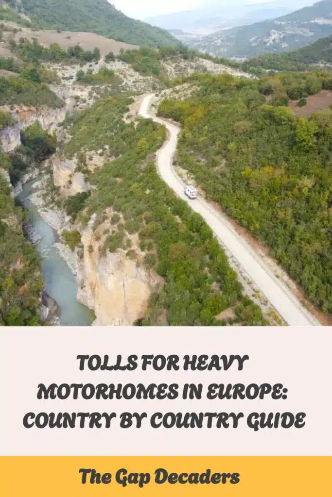 motorhome tolls in europe guide