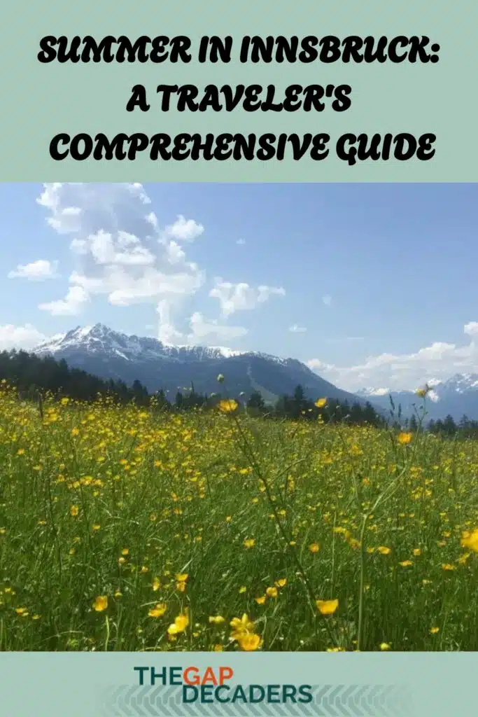 summer in Innsbruck guide