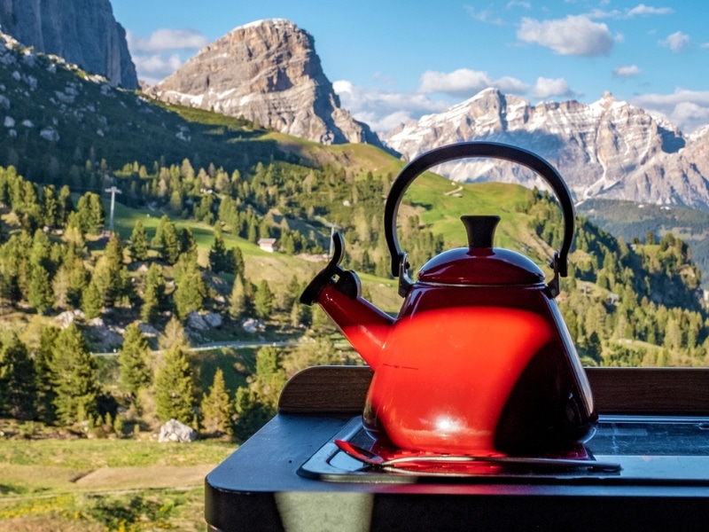 motorhome cooking