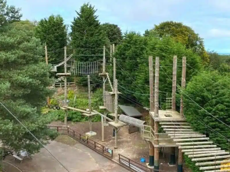 High ropes course Norfolk