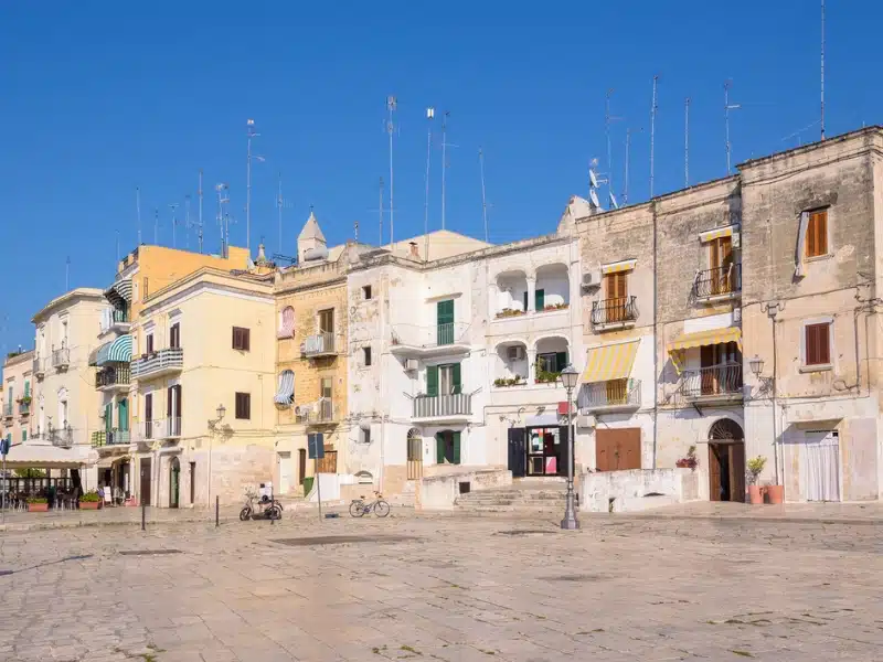 historic buildings in the centre of an old post city