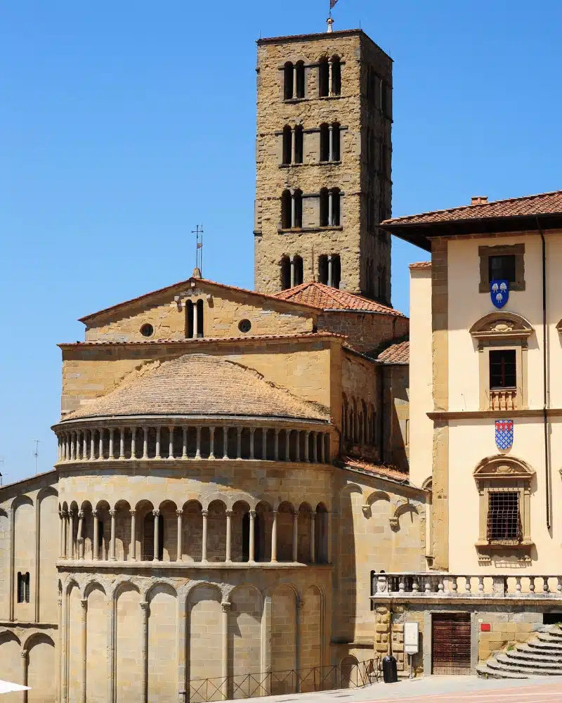 old stone buildings in a historic Italian city