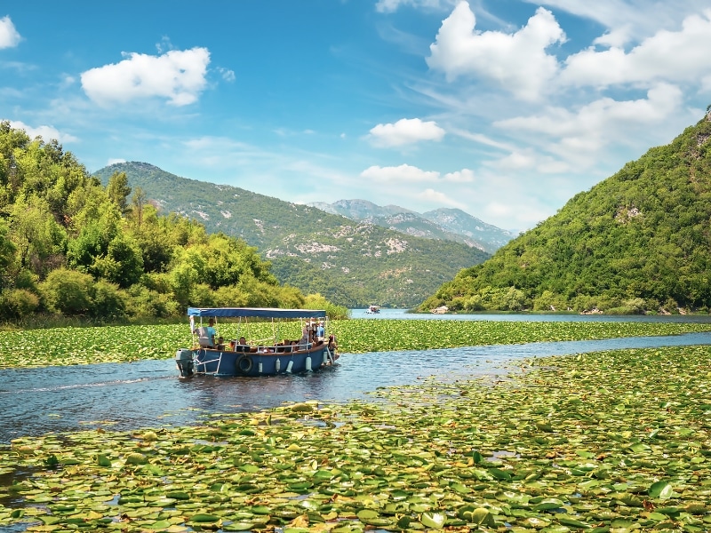 Rijeka Crnojevica, Skadar Lake National Park, Montenegro