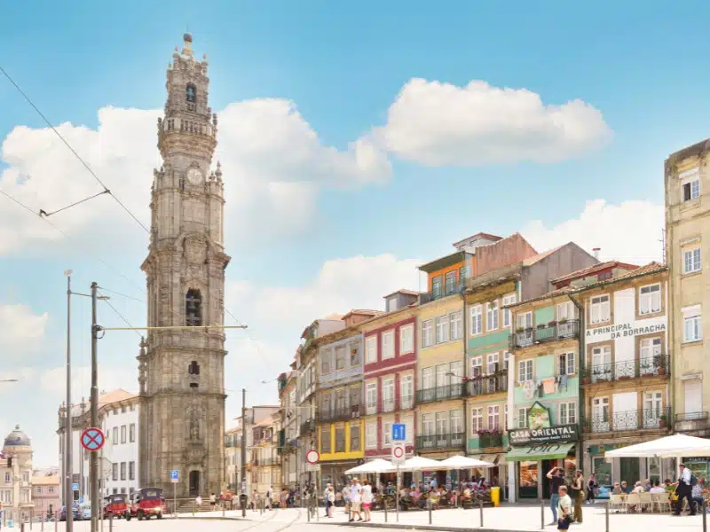 View of the historic center with the Clerigos Tower