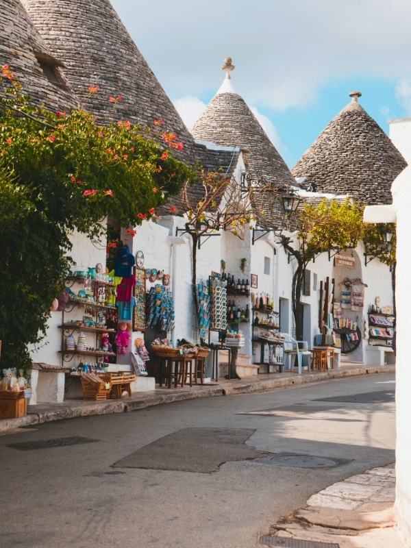 The famous Trulli di Alberobello in Puglia