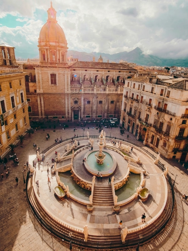 Piazza Pretoria, Palermo, Italy