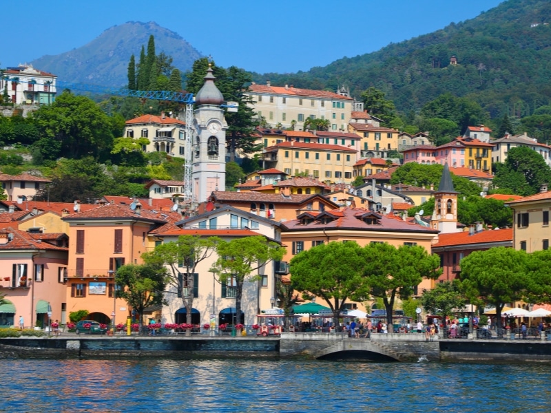 Lively Menaggio on the banks of Lake Como