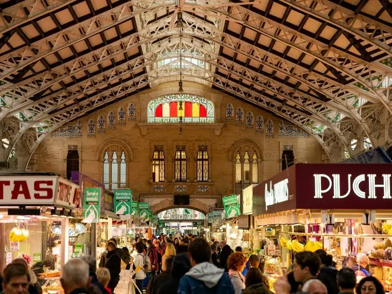 Central Market in Valencia Spain