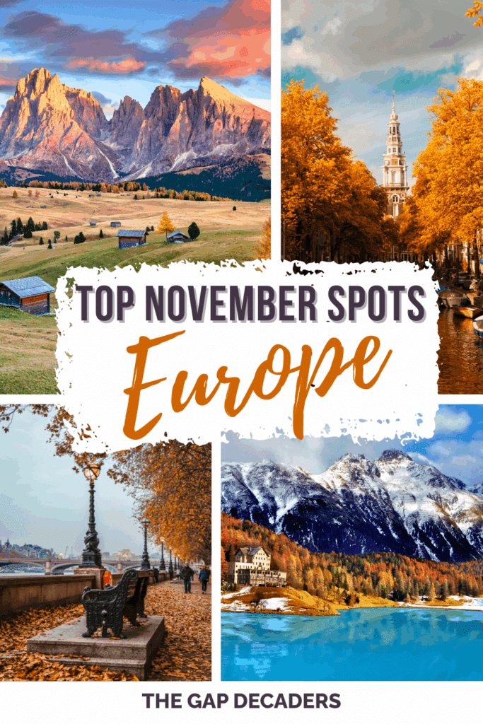 November in Europe guide