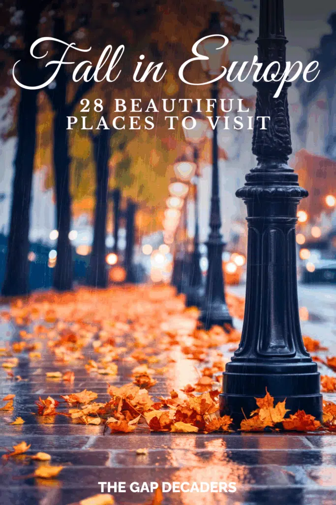 Fall in Europe guide
