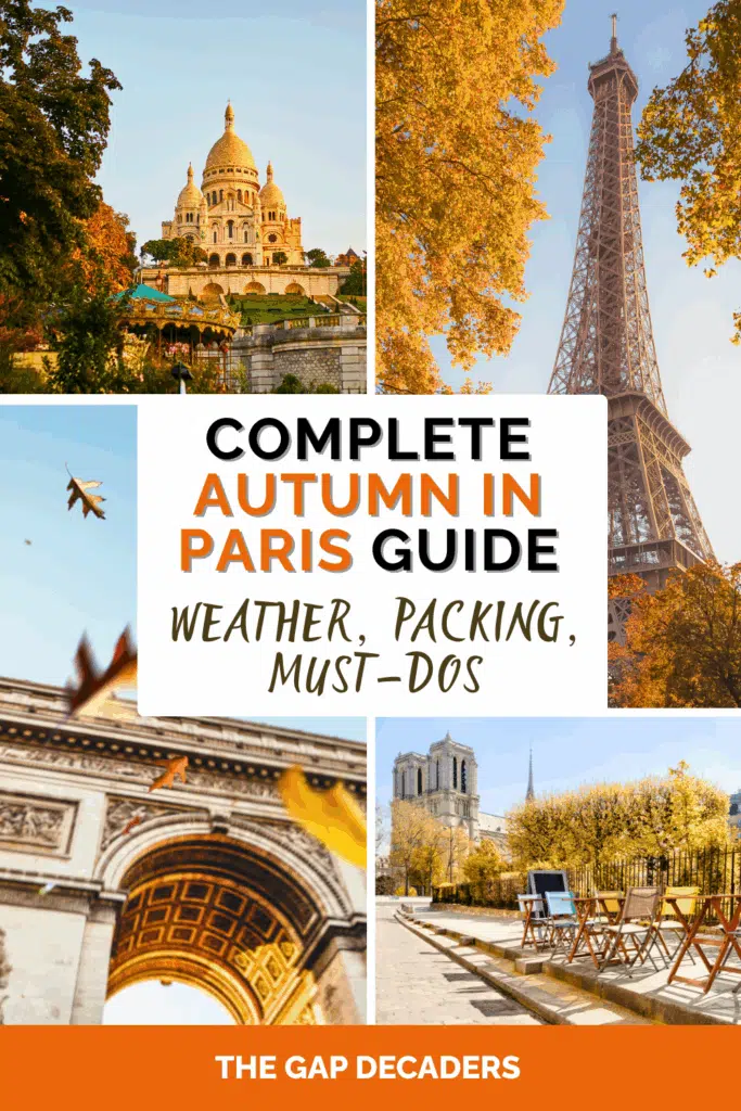 Paris in the fall guide