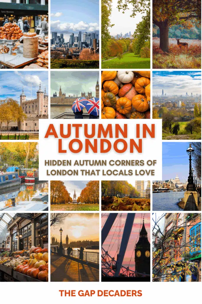 Autumn in London guide