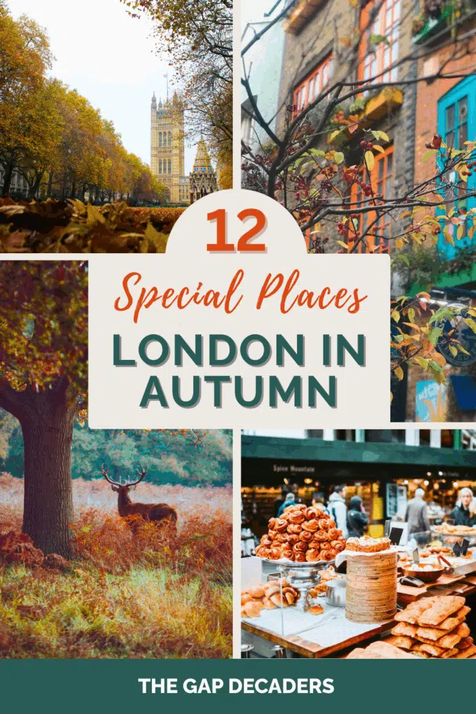 London autumn guide