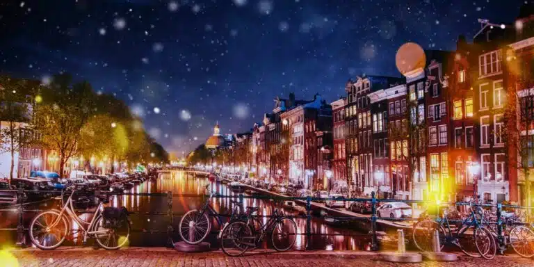 Amsterdam in winter