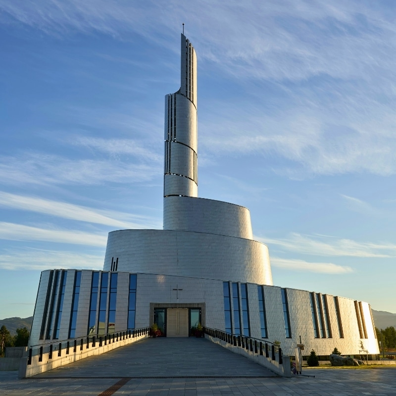 The Northern Lights Cathedral - Alta Church (Norwegian: Nordlyskatedralen - Alta Kirke) is a parish church of the Church of Norway in Alta Municipality in Troms and Finnmark county.