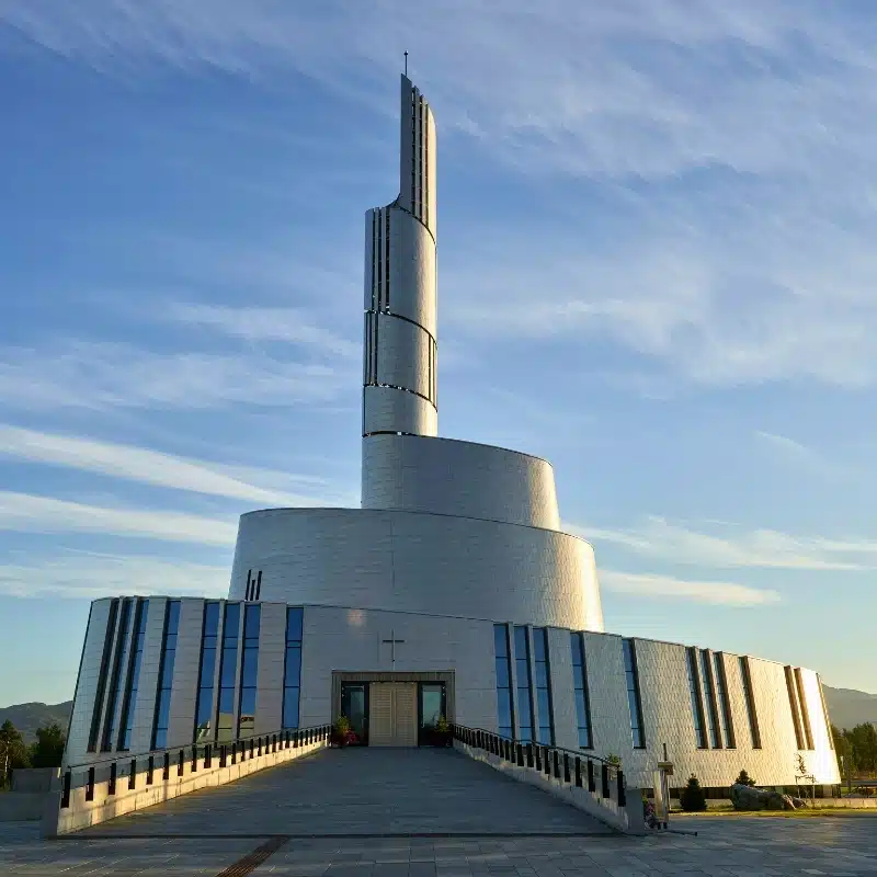 The Northern Lights Cathedral - Alta Church (Norwegian: Nordlyskatedralen - Alta Kirke) is a parish church of the Church of Norway in Alta Municipality in Troms and Finnmark county.