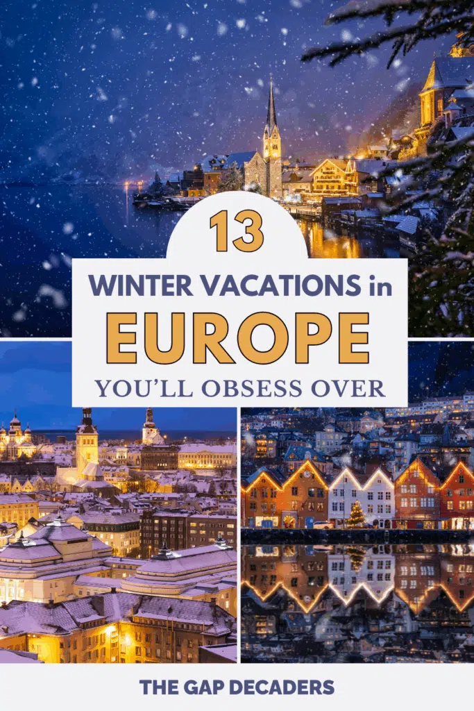 winter holidays in Europe