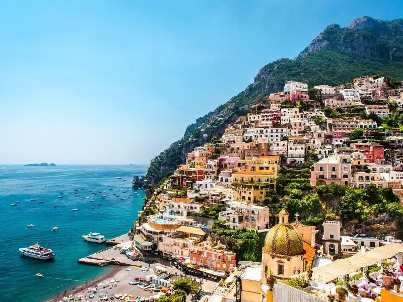 Picturesque Amalfi coast. Positano, Italy