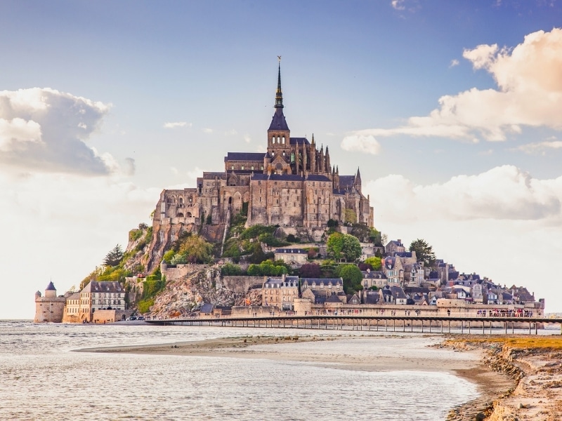 Mont Saint-Michel in the English Channel, Basse-Normandie
