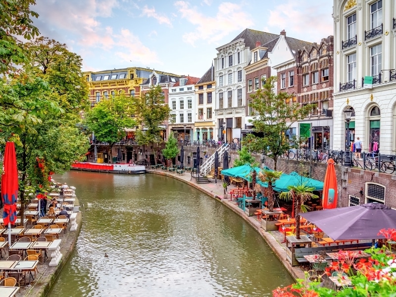 Old city of Utrecht, Netherlands