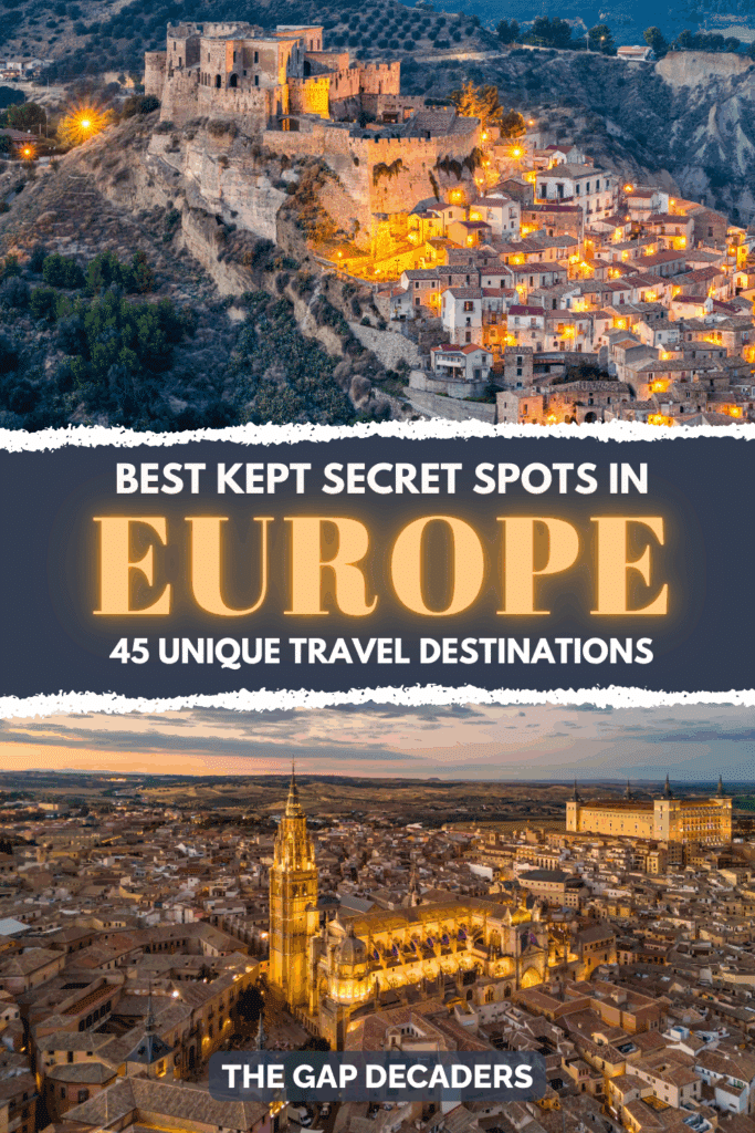 Off the beaten path travel destinations in Europe