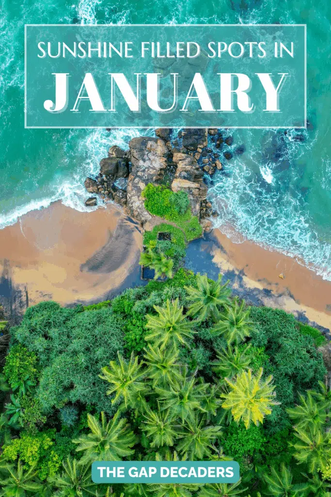 travel destinations in January