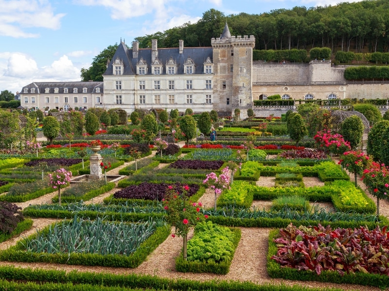 Château de Villandry on a Loire Valley road trip