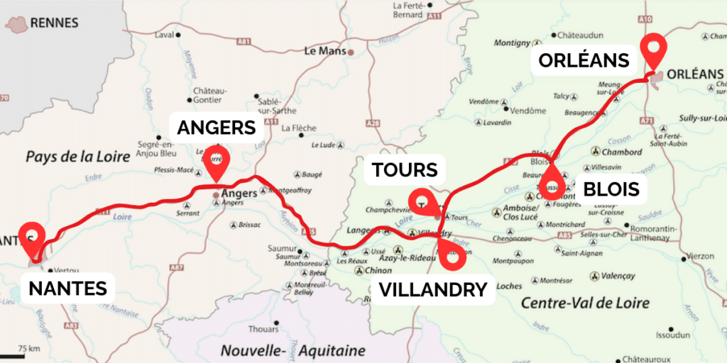 Loire Valley road trip