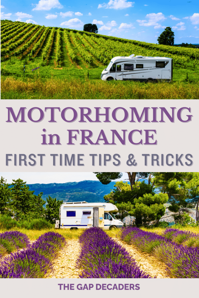motorhome travel in France