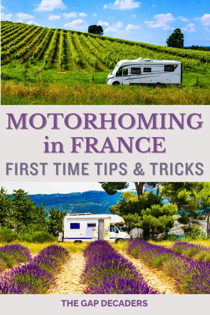 motorhome travel in France