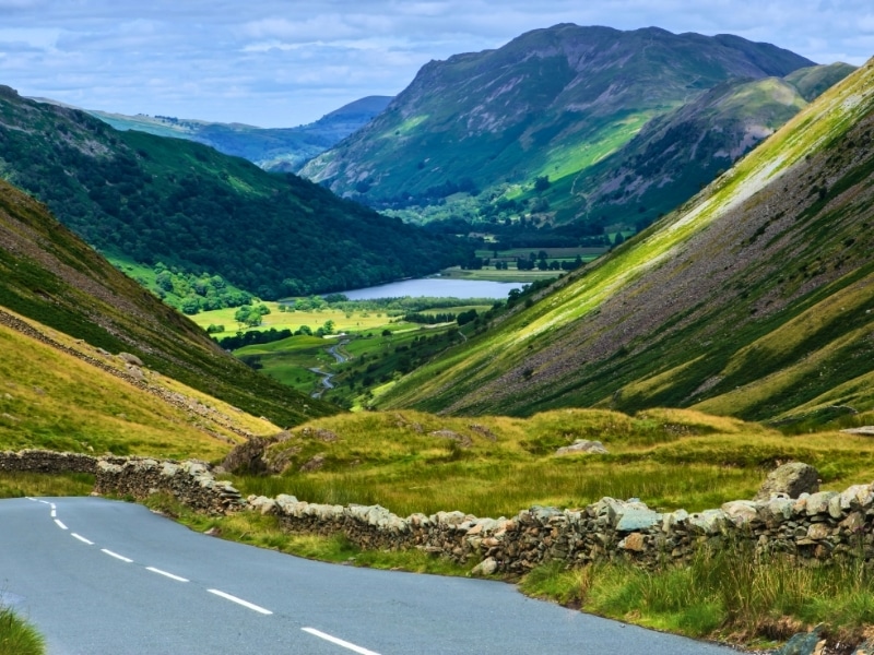 The Kirkstone Pass Inn Lake District  in England.