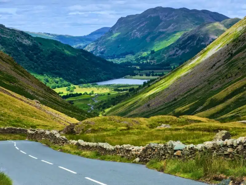 The Kirkstone Pass Inn Lake District in England.