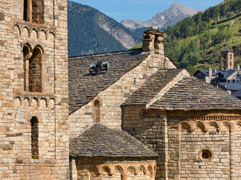 Spanish romanesque. Sant Climent de Taull church. Vall de Boi. Spain