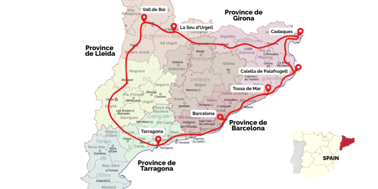 Catalonia road trip