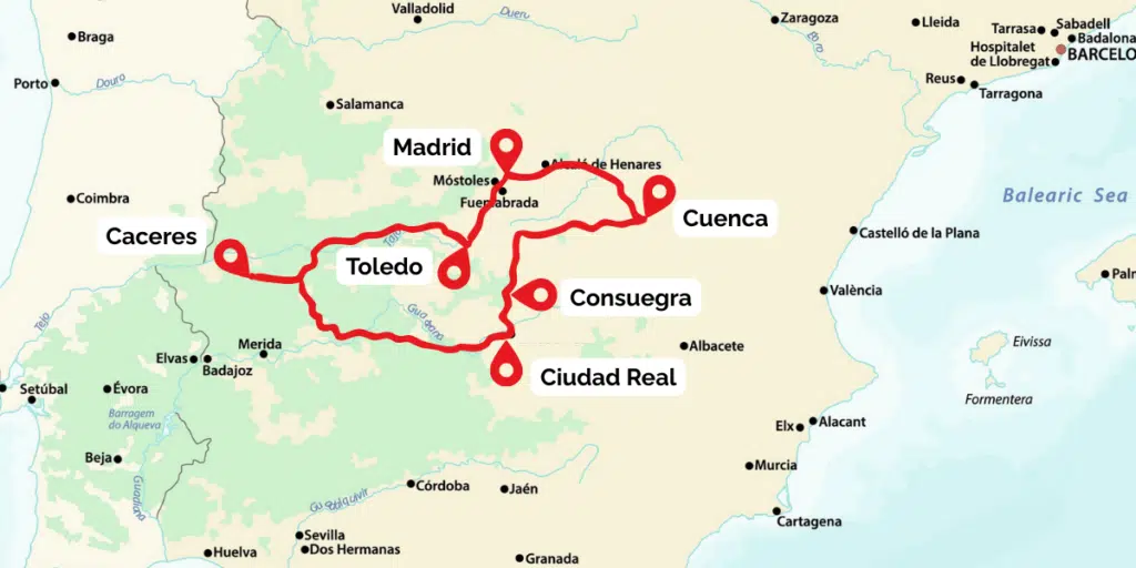 Road trip from Madrid
