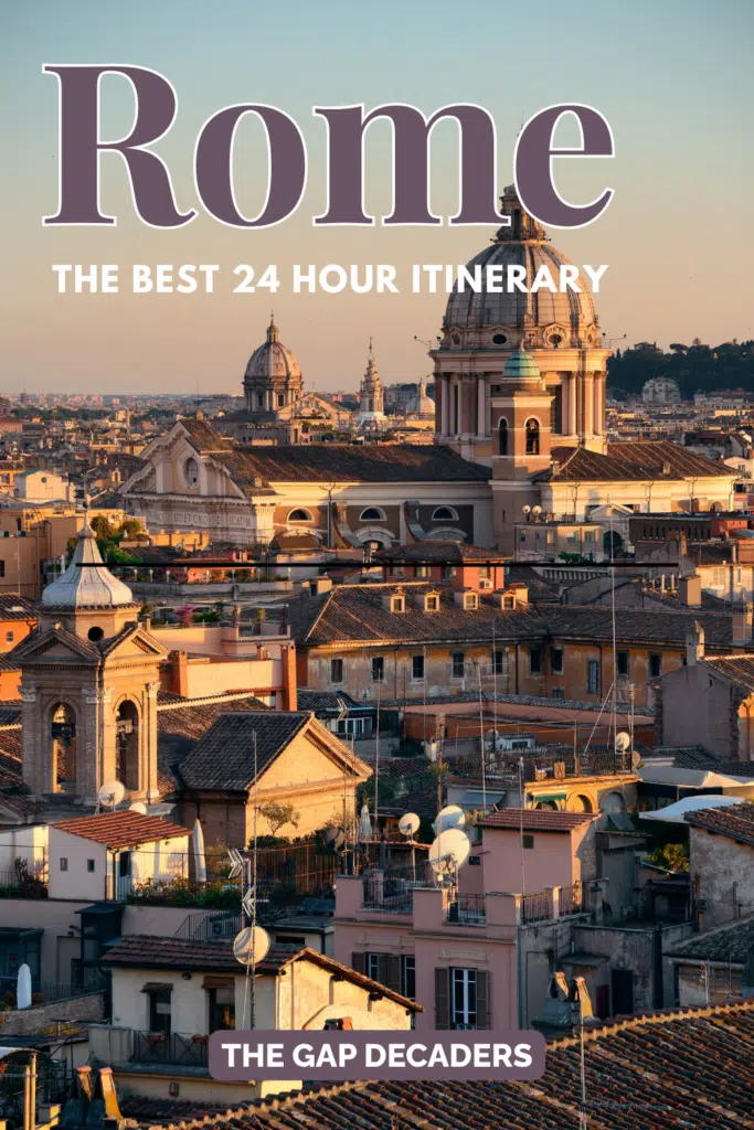 Rome 24 hour itinerary