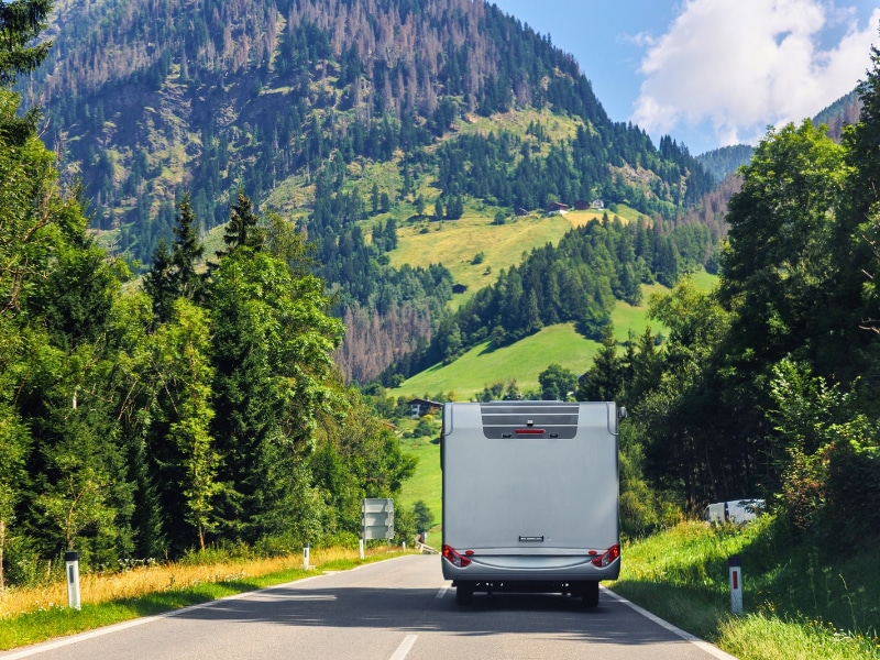 Scenic motorhome routes in Europe