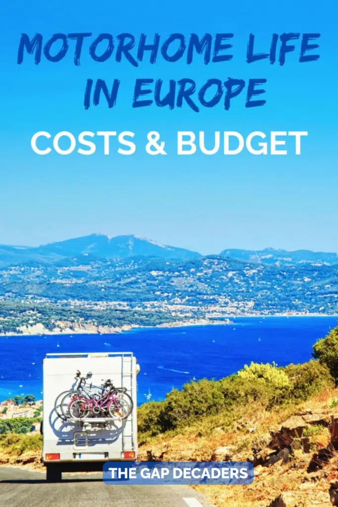 motorhome budget for Europe