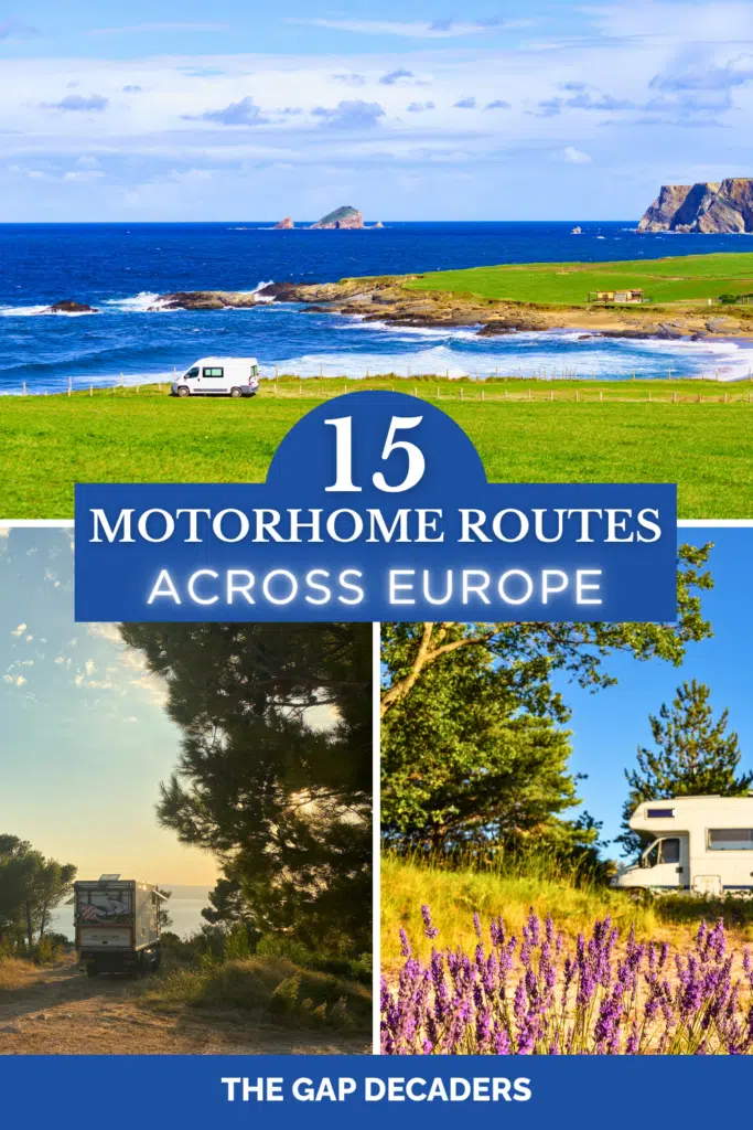 motorhoming in Europe routes