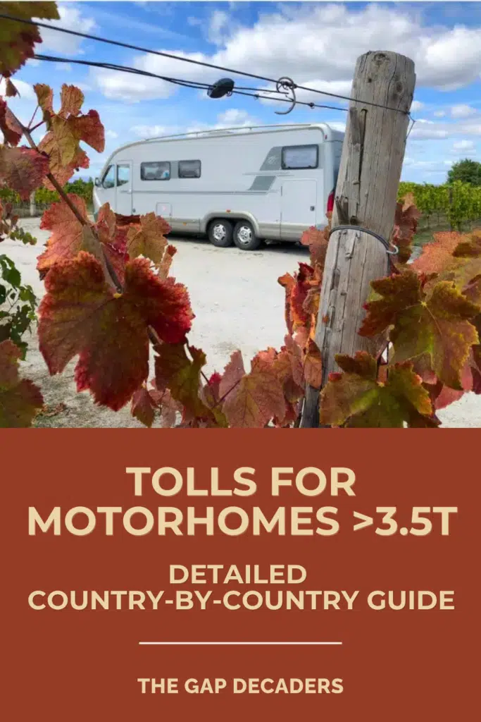 motorhome tolls in europe guide