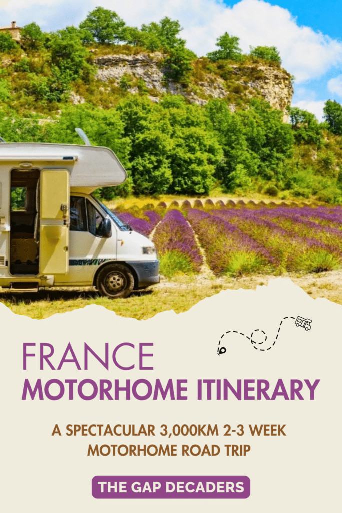 France motorhome itinerary