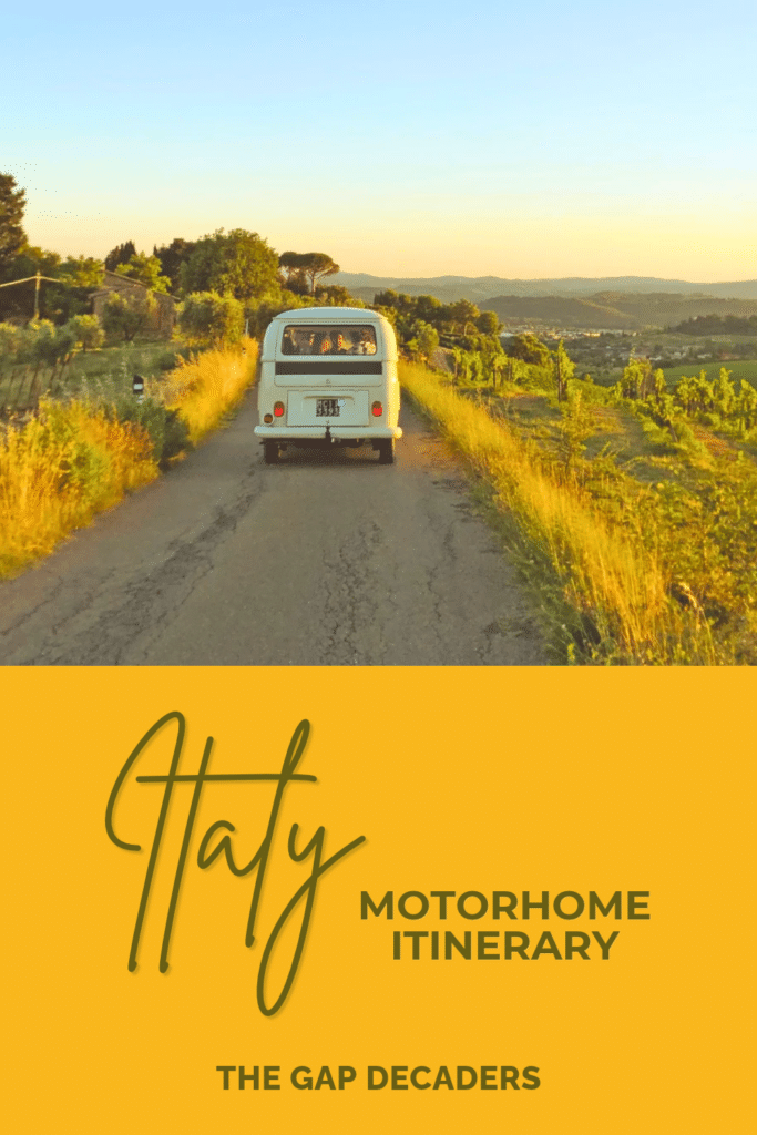 Italy campervan itinerary