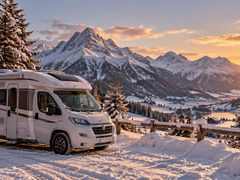 winter in a motorhome in Europe